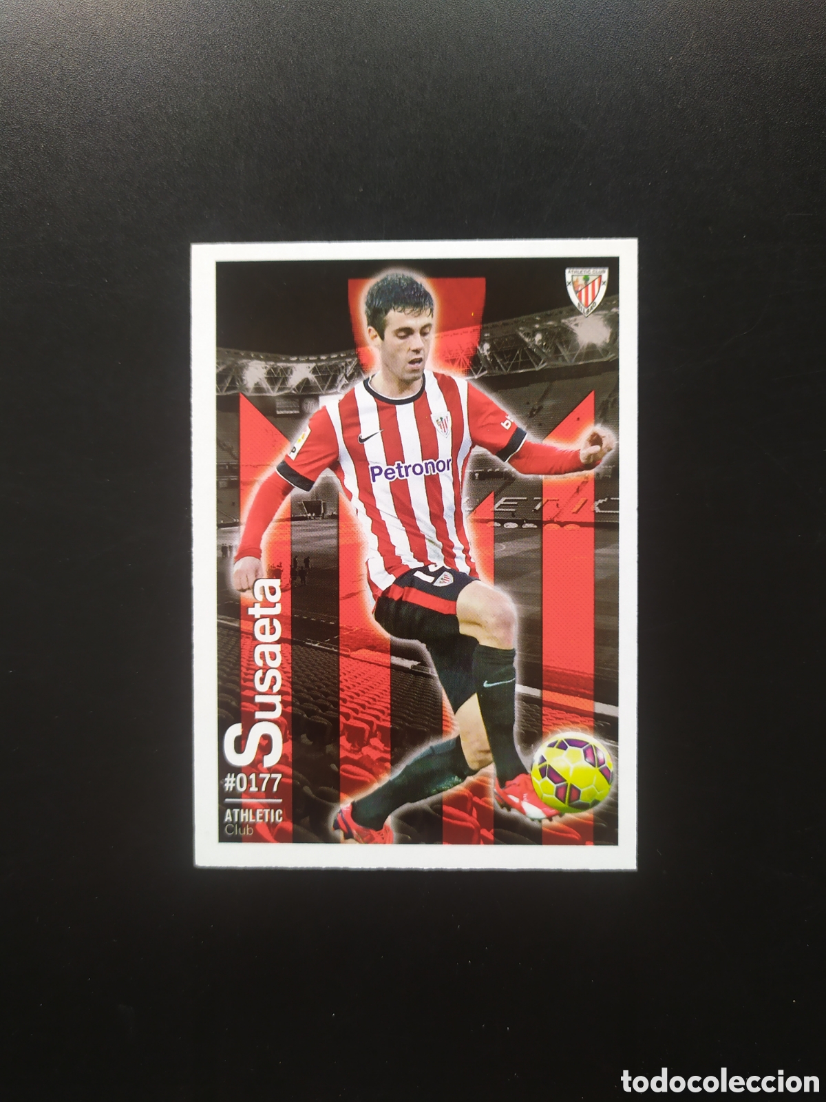 Cromos de F&uacute;tbol: Mundicromo fichas Liga 2015 2016 15 16 Susaeta n&deg; 177 Athletic Bilbao