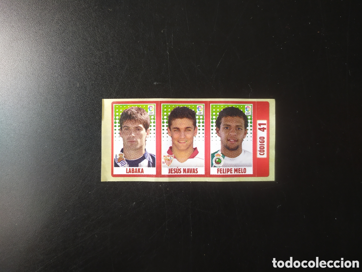 Cartes &agrave; collectionner de Football: Liga 2005 2006 05 06 chicle chicles panini Labaka Jes&uacute;s Navas Melo Real Sociedad Sevilla Racing