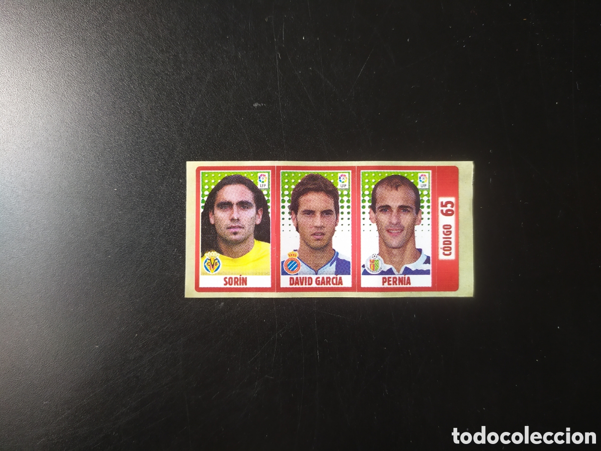 Cromos de Futebol: Liga 2005 2006 05 06 chicle chicles panini Sorin David Garc&iacute;a Pern&iacute;a Villarreal Espanyol Getafe