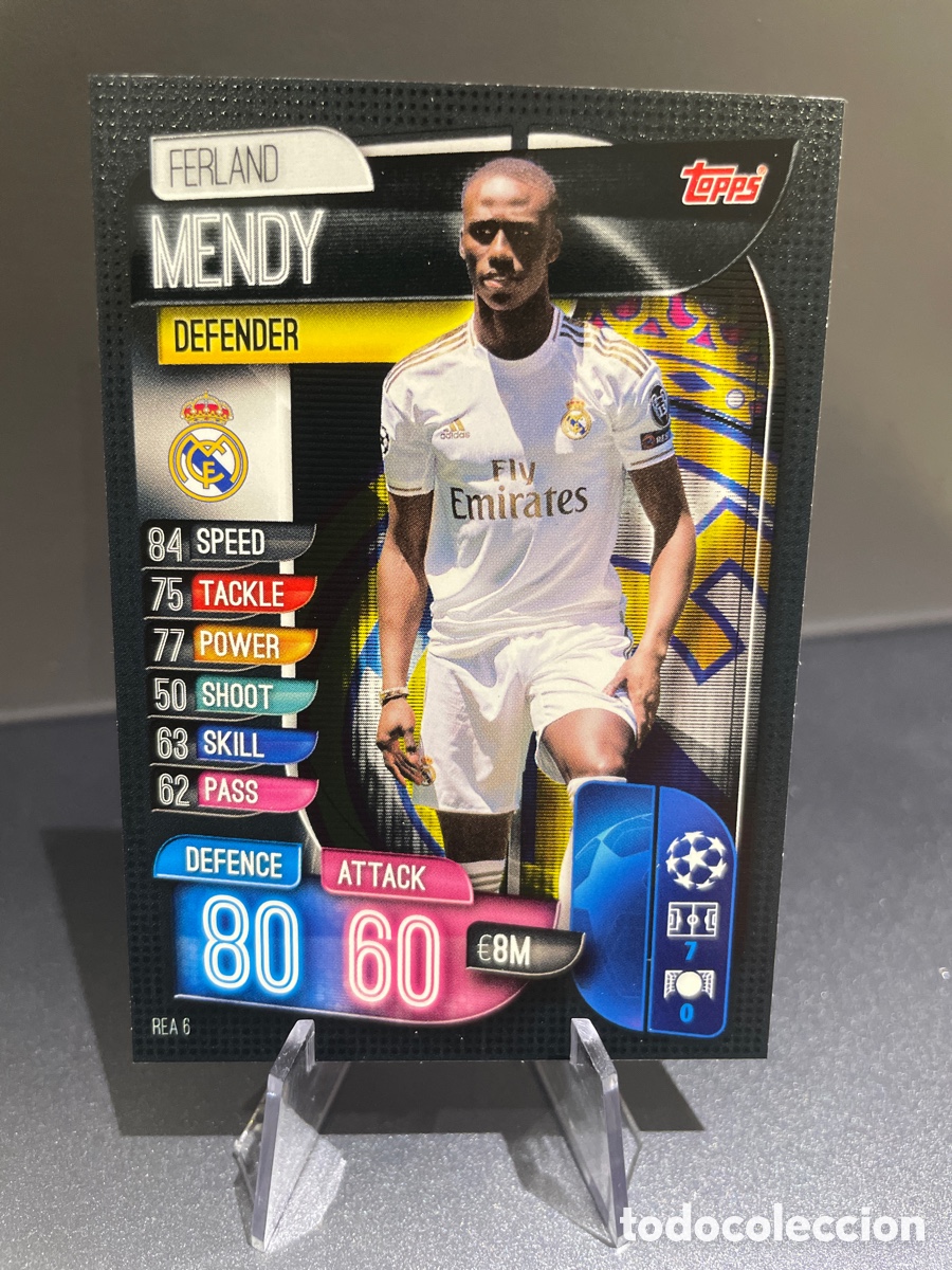 Cromos de f&uacute;tbol: Mendy REA 6 Match Attax 2019-20 2019 2020 Topps UCL Real Madrid
