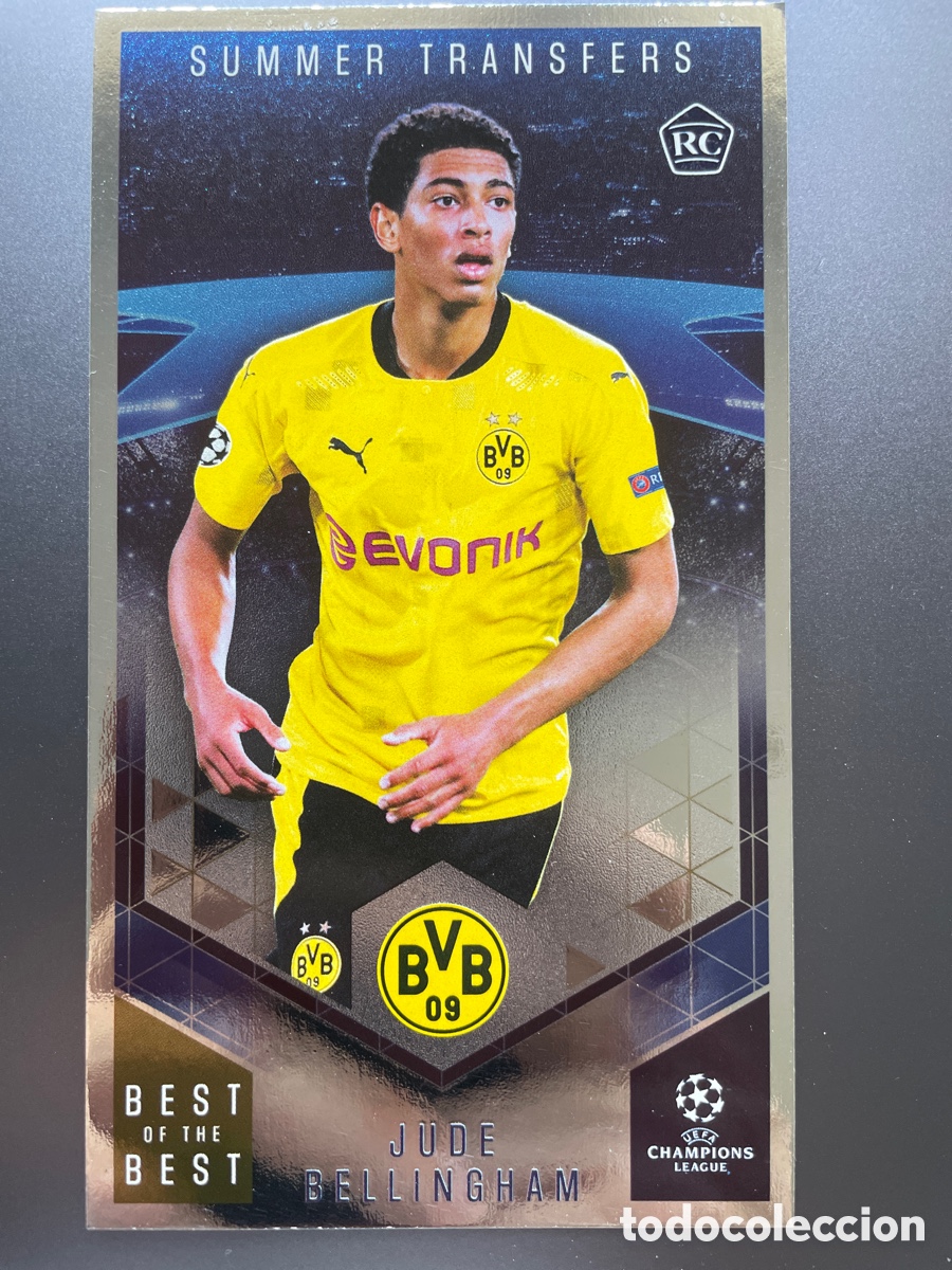 Football Stickers: Bellingham 122 Rookie Summer Transfers Best of the Best UCL 2020-21 Topps Borussia Dortmund