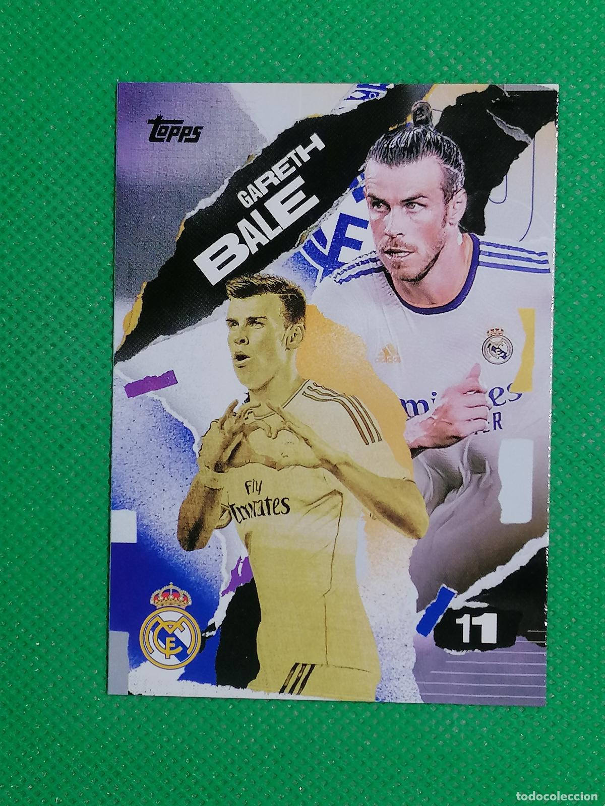 Figurine di Calcio: 44 GARETH BALE BOOKENDS ⚽ TOPPS REAL MADRID TEAM SET 2025 25 ⚽