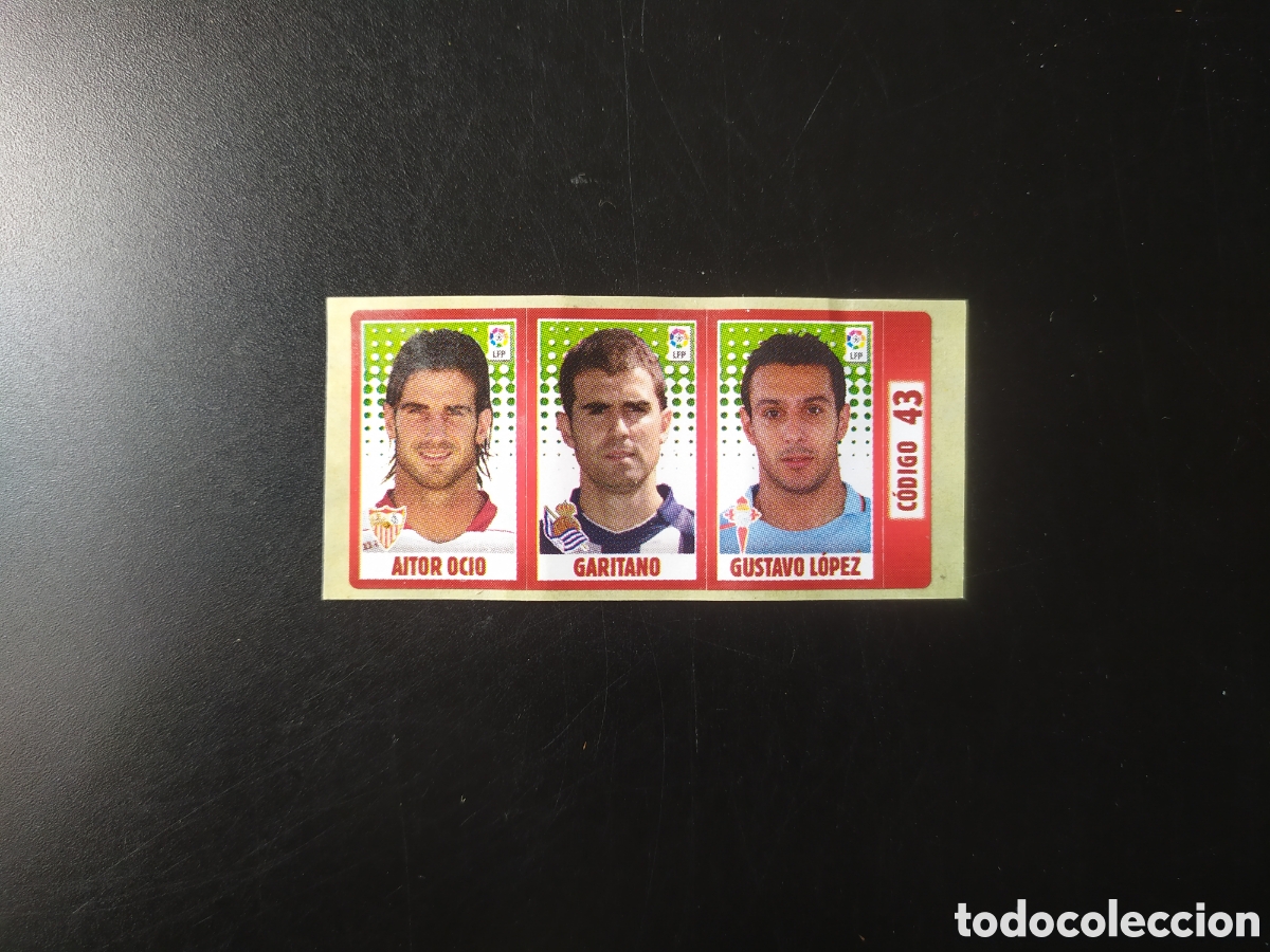 Football Stickers: Liga 2005 2006 05 06 chicle chicles panini Ocio Garitano Gustavo L&oacute;pez Sevilla Real Sociedad Celta