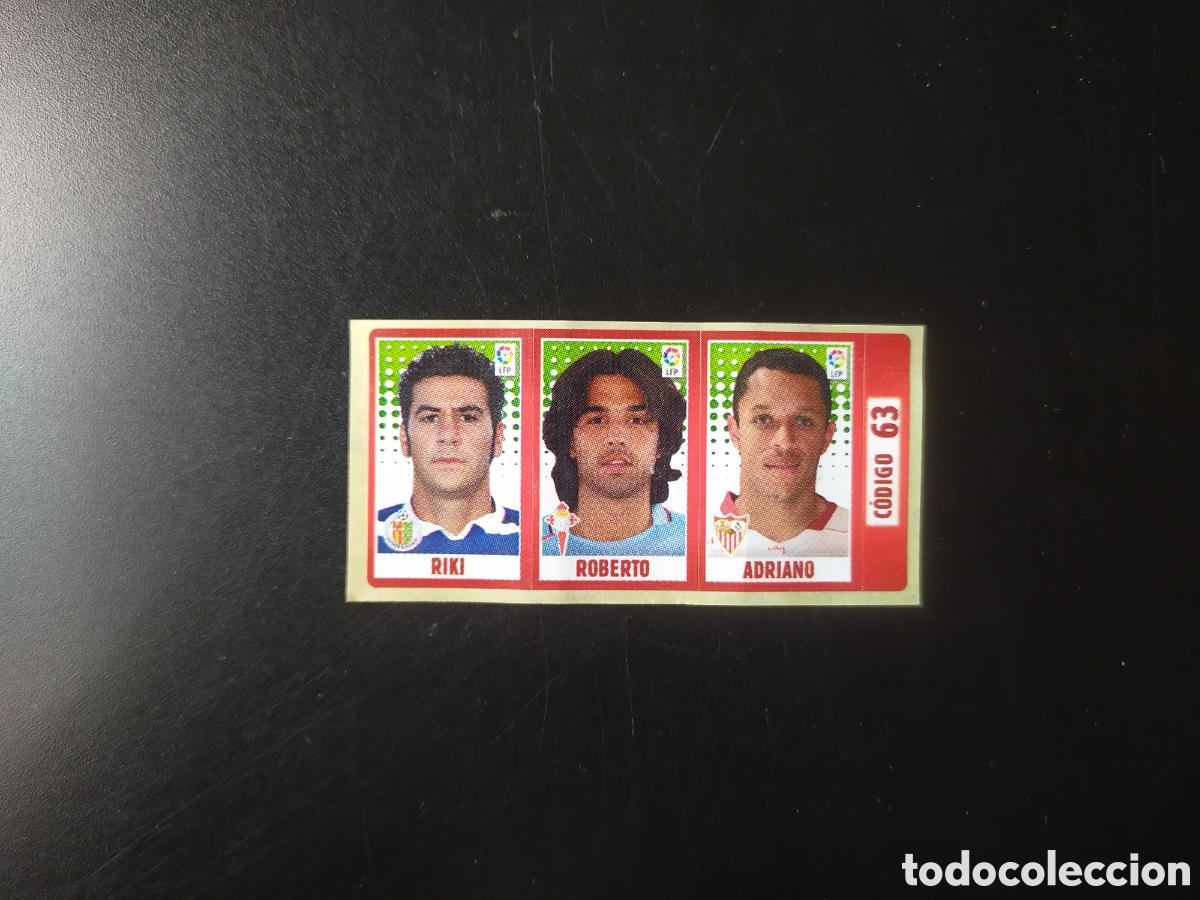 Football Stickers: Liga 2005 2006 05 06 chicle chicles panini Riki Roberto Adriano Getafe Celta Sevilla
