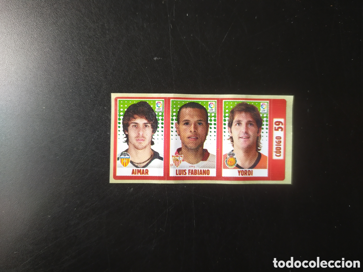 Figurine di Calcio: Liga 2005 2006 05 06 chicle chicles panini Aimar Luis Fabiano Yordi Valencia Sevilla Mallorca