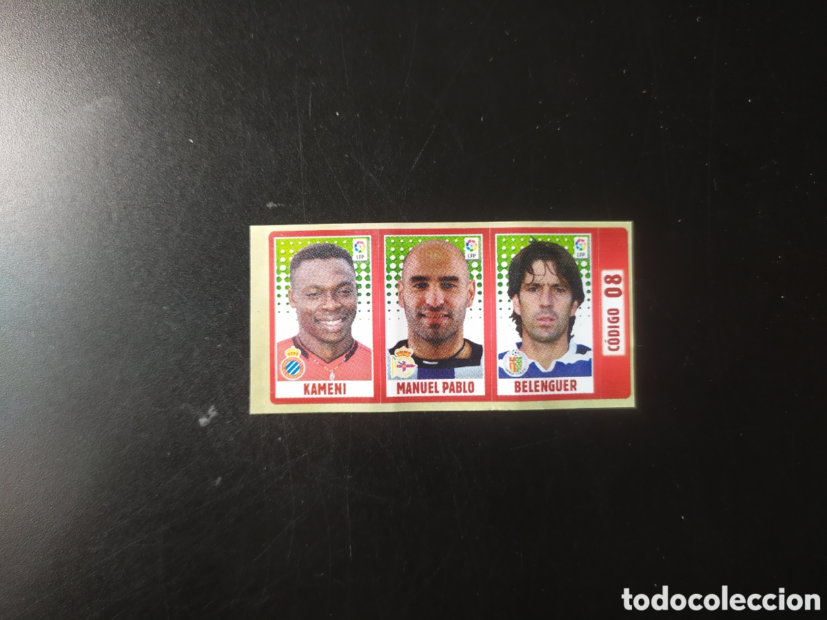 Football Stickers: Liga 2005 2006 05 06 chicle chicles panini Kameni Manuel Pablo Belenguer Espanyol Deportivo Getafe