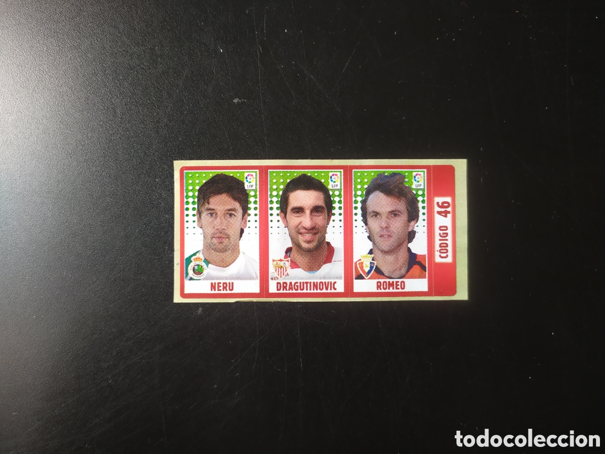 Cromos de Futebol: Liga 2005 2006 05 06 chicle chicles panini Neru Dragutinovic Romeo Racing Sevilla Osauna