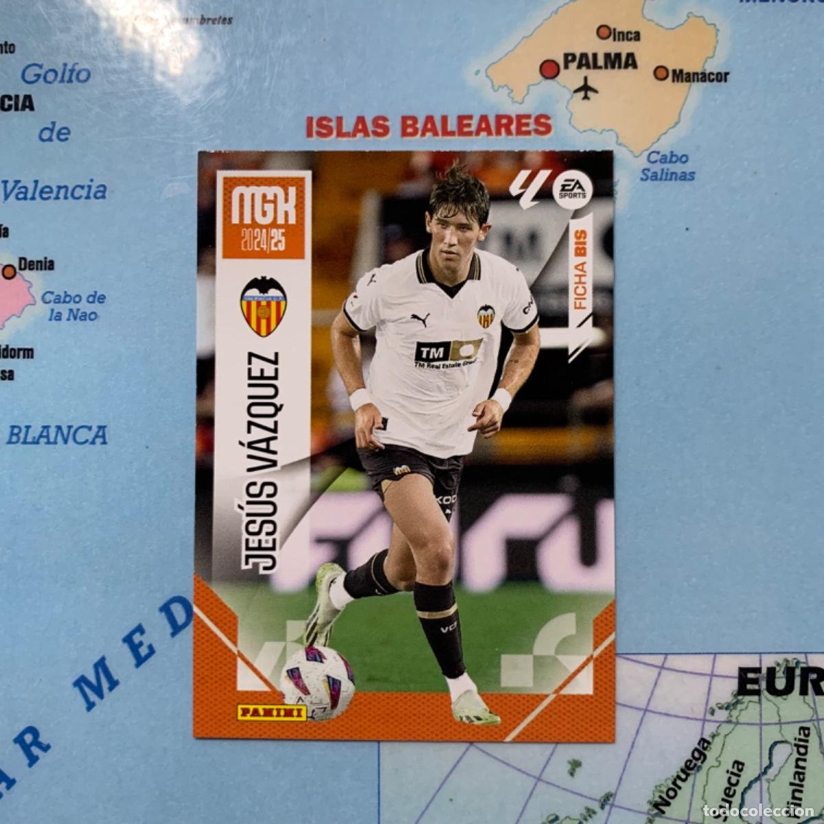 Cromos de Futebol: Jes&uacute;s V&aacute;zquez n&uacute;mero 333 Bis del Valencia megacracks 24-25 2024-2025