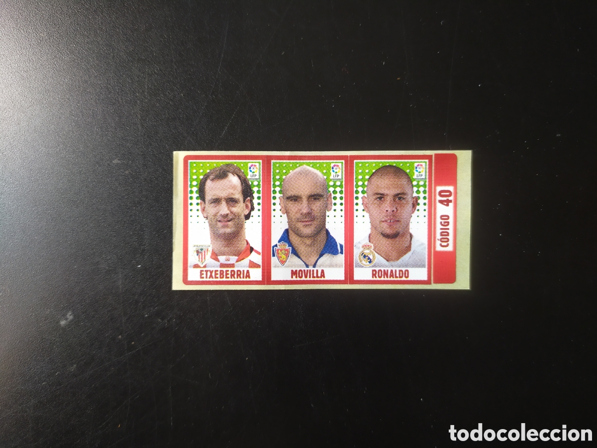 Cromos de F&uacute;tbol: Liga 2005 2006 05 06 chicle chicles panini Etxeberria Movilla Ronaldo Bilbao Zaragoza Real Madrid