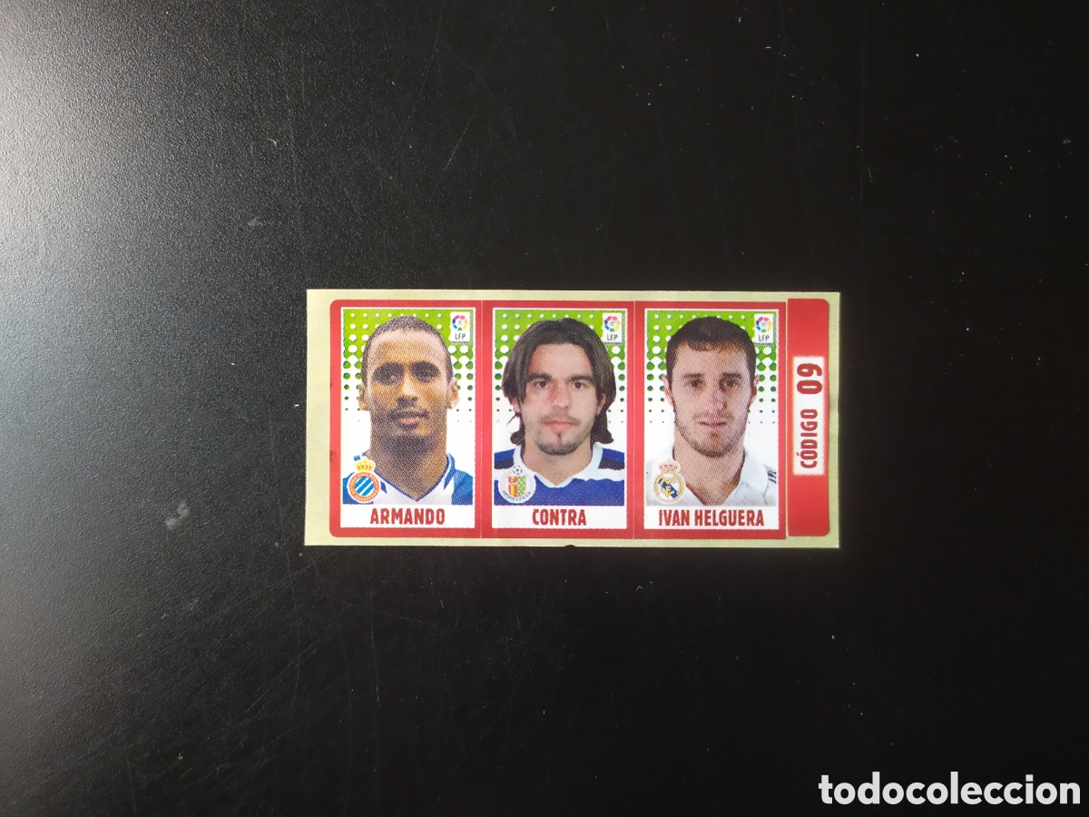 Cromos de Futebol: Liga 2005 2006 05 06 chicle chicles panini Armando Contra Helguera Espanyol Getafe Real Madrid