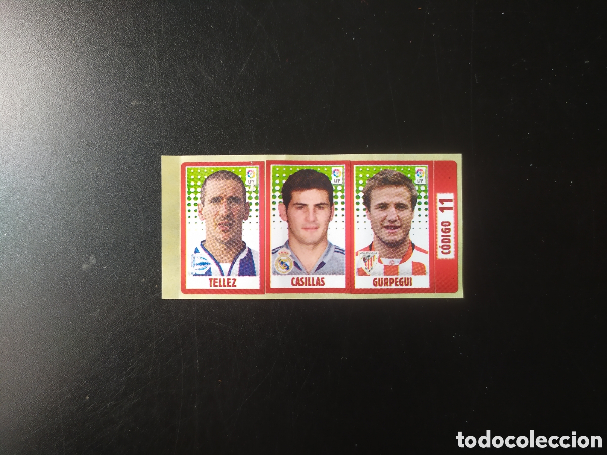 Cartes &agrave; collectionner de Football: Liga 2005 2006 05 06 chicle chicles panini Tellez Casillas Gurpegui Alav&eacute;s Real Madrid Athletic