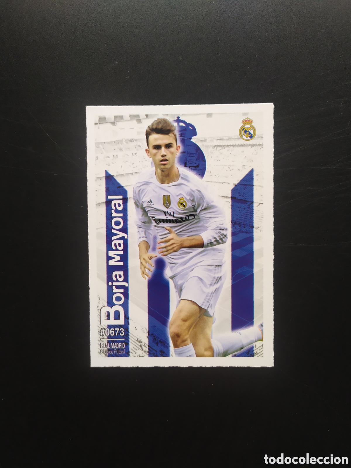 Football Stickers: Mundicromo fichas Liga 2015 2016 15 16 Borja Mayoral n&deg; 673 Real Madrid