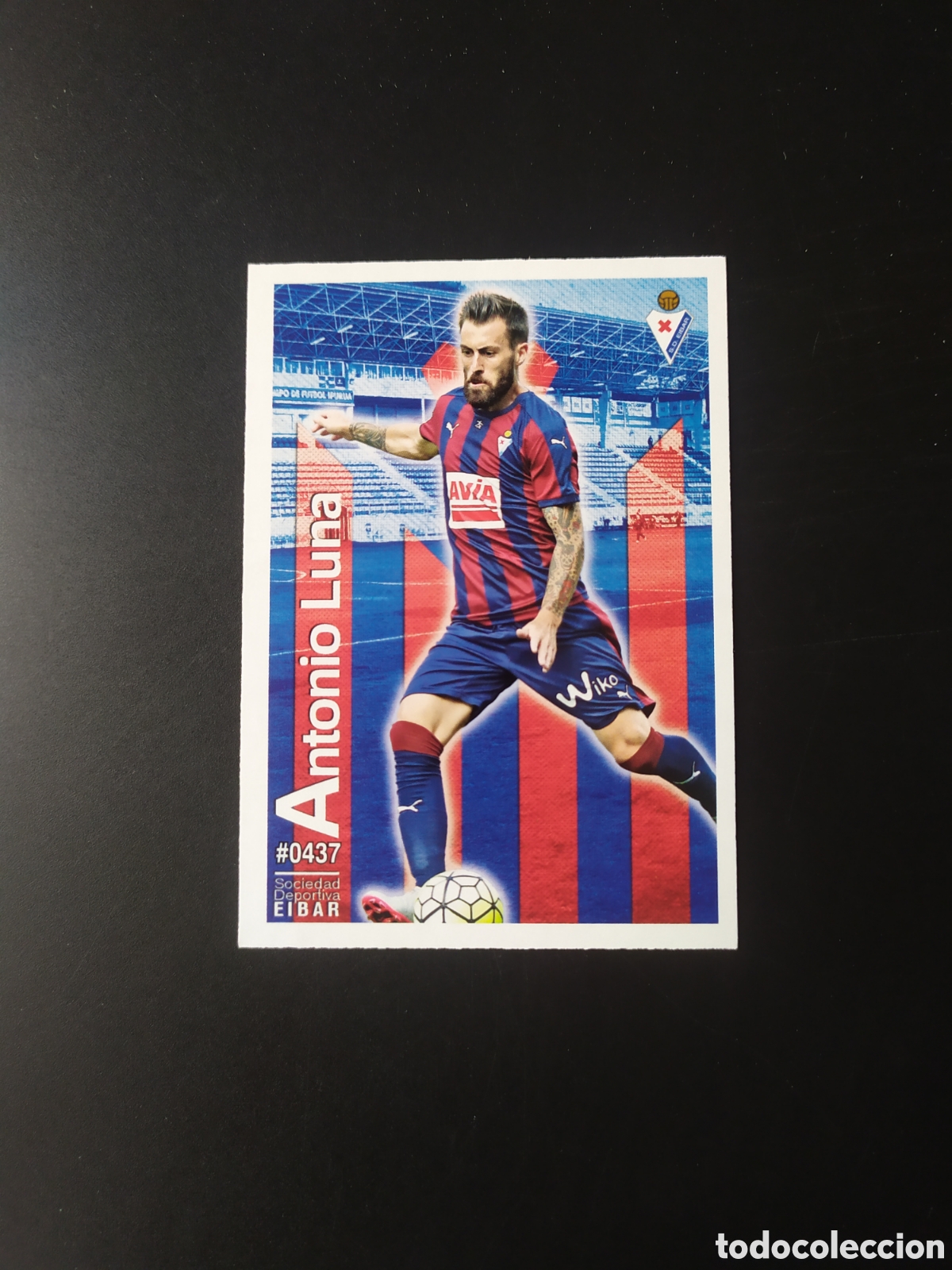 Cromos de f&uacute;tbol: Mundicromo fichas Liga 2015 2016 15 16 Luna n&deg; 437 Eibar