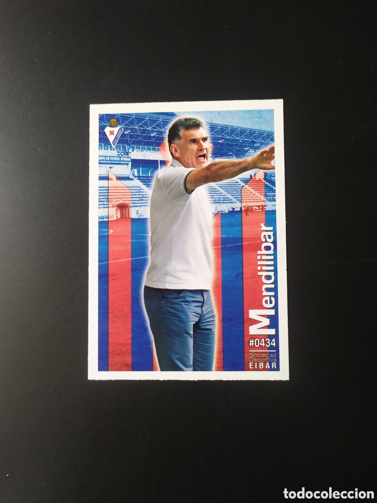 Football Stickers: Mundicromo fichas Liga 2015 2016 15 16 Mendilibar n&deg; 434 Eibar
