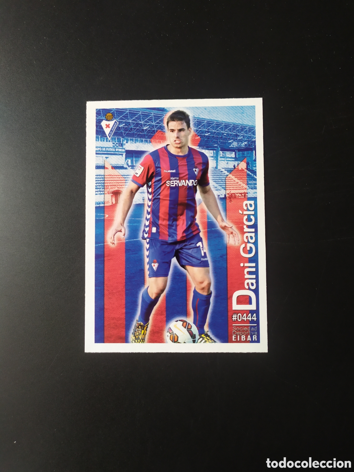 Football Stickers: Mundicromo fichas Liga 2015 2016 15 16 Dani Garc&iacute;a n&deg; 444 Eibar