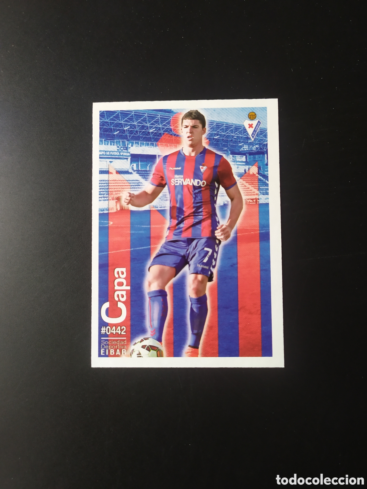 Cromos de f&uacute;tbol: Mundicromo fichas Liga 2015 2016 15 16 Capa n&deg; 442 Eibar
