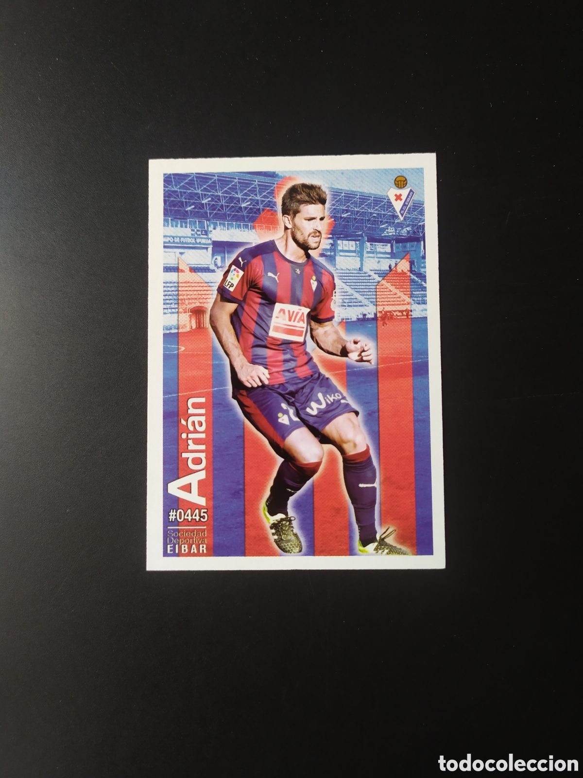 Cromos de f&uacute;tbol: Mundicromo fichas Liga 2015 2016 15 16 Adri&aacute;n n&deg; 445 Eibar