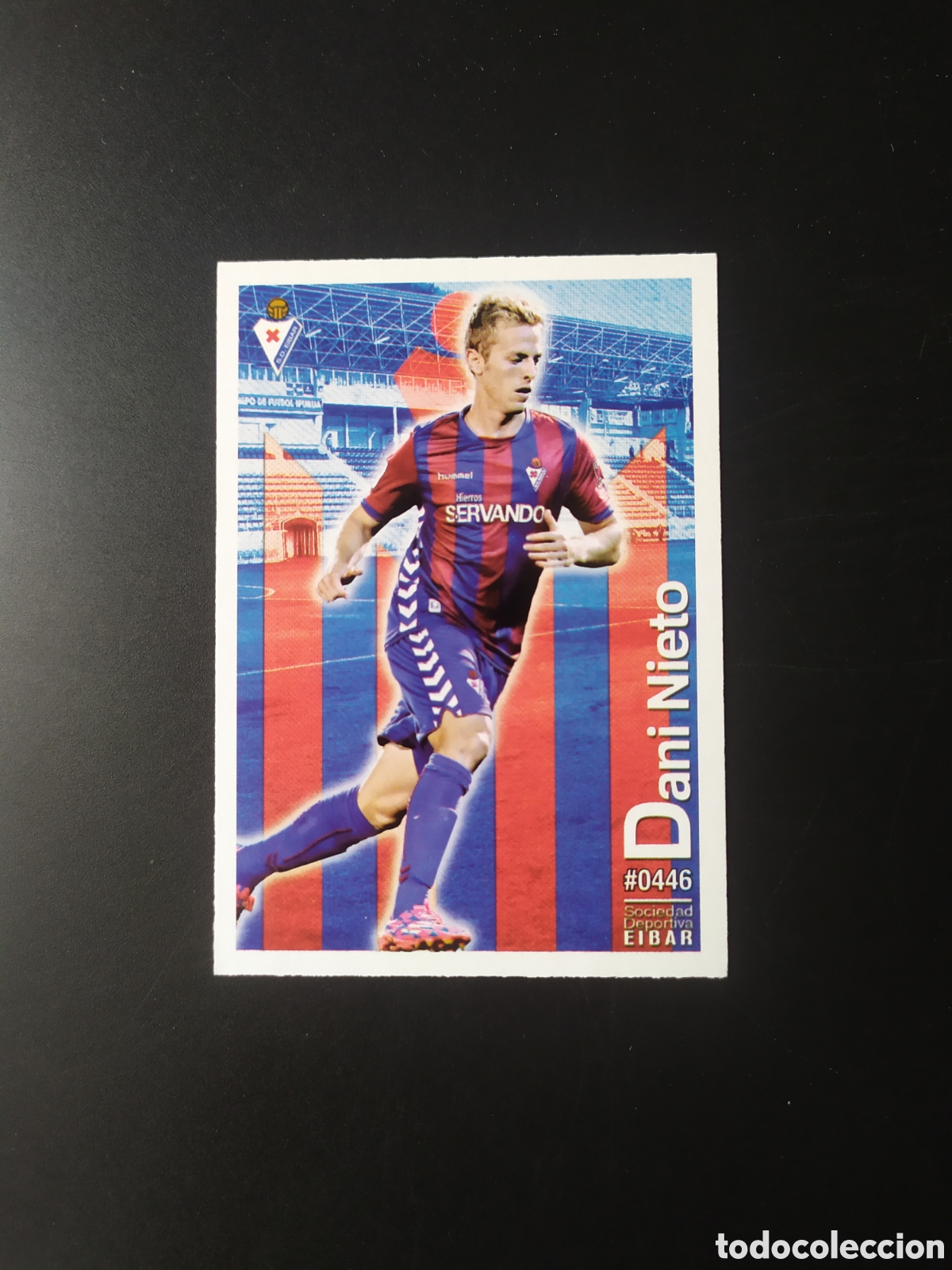 Football Stickers: Mundicromo fichas Liga 2015 2016 15 16 Dani Nieto error n&deg; 446 Eibar