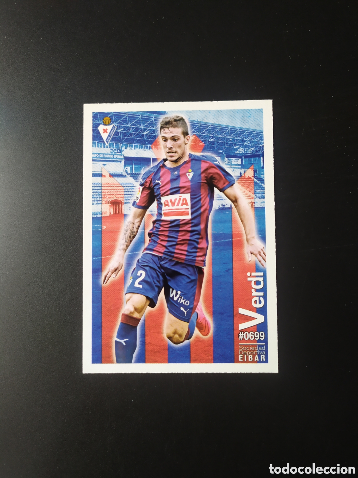 Cromos de F&uacute;tbol: Mundicromo fichas Liga 2015 2016 15 16 Verdi n&deg; 699 Eibar