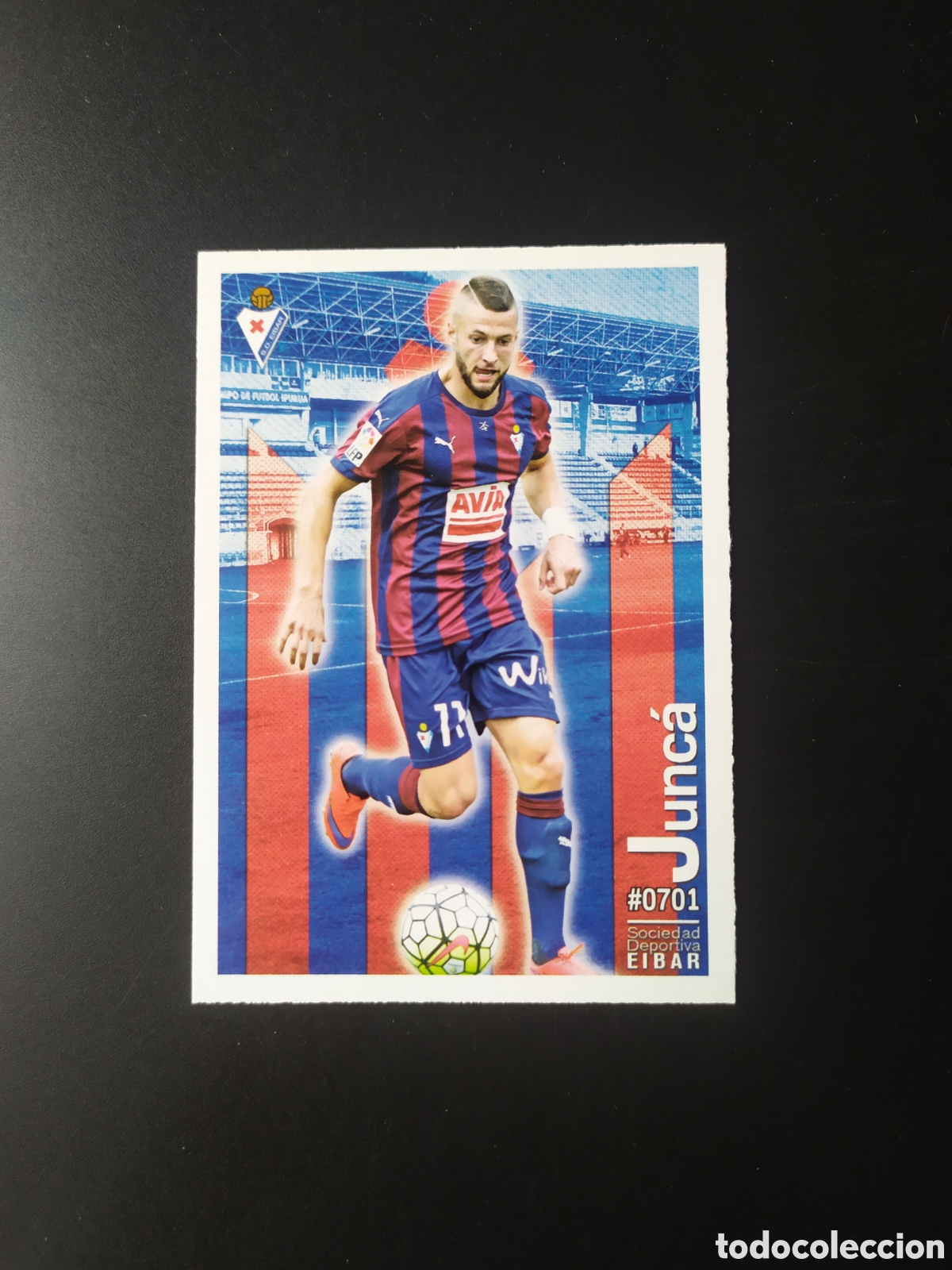 Football Stickers: Mundicromo fichas Liga 2015 2016 15 16 Junca n&deg; 701 Eibar