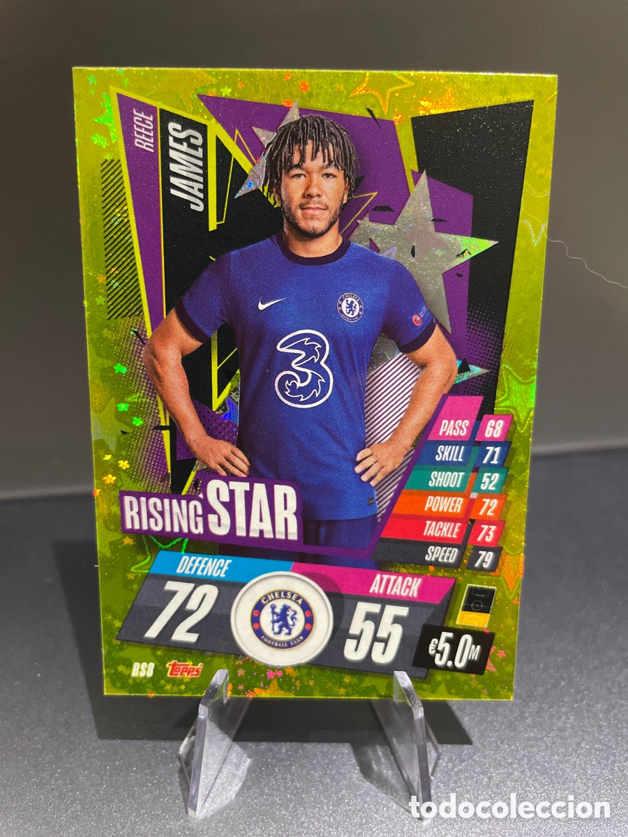 Cromos de f&uacute;tbol: Reece James RS8 Rising Star Topps Match Attax 2020-21 Chelsea