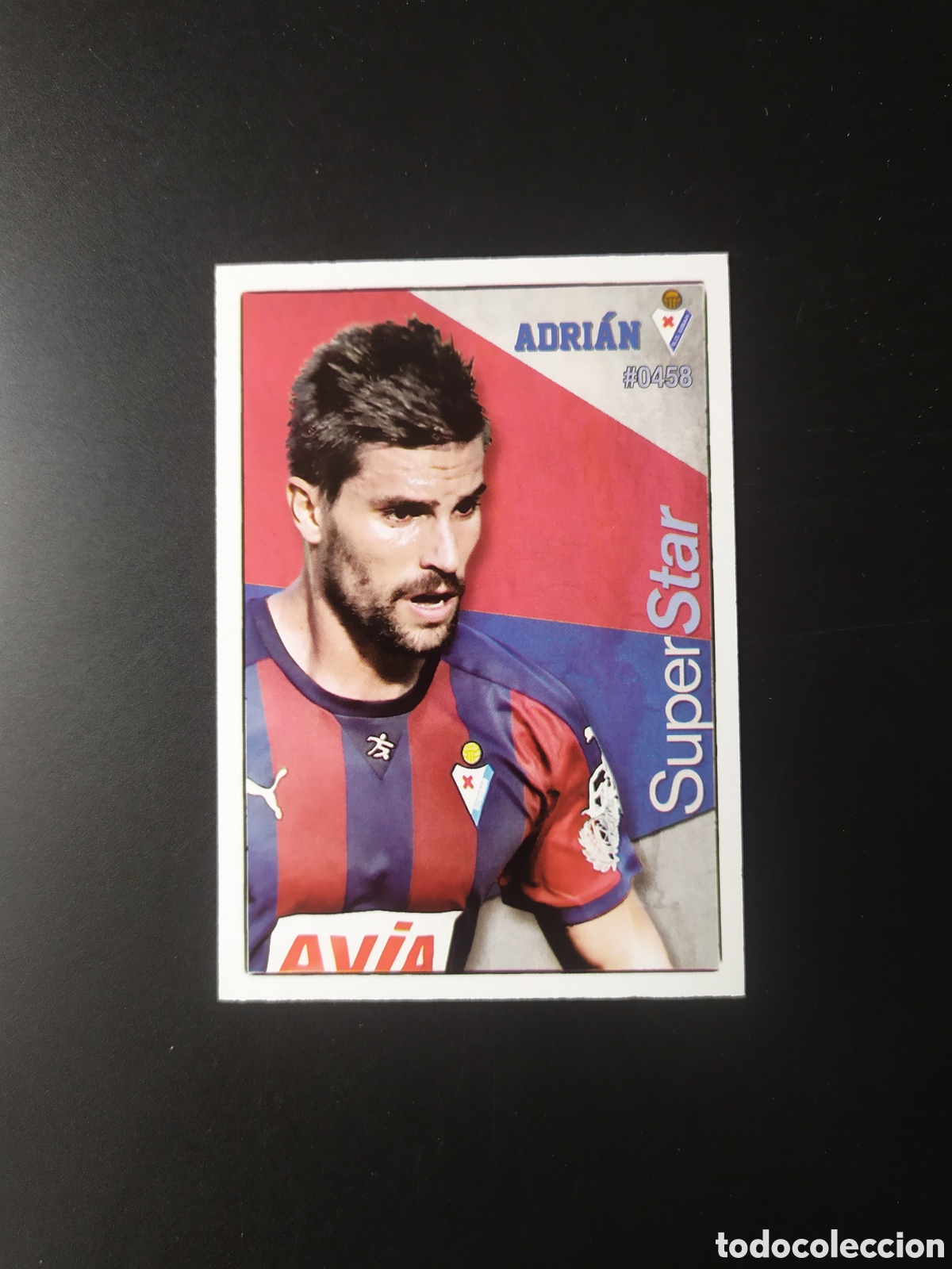 Football Stickers: Mundicromo fichas Liga 2015 2016 15 16 Adri&aacute;n superstar n&deg; 458 Eibar