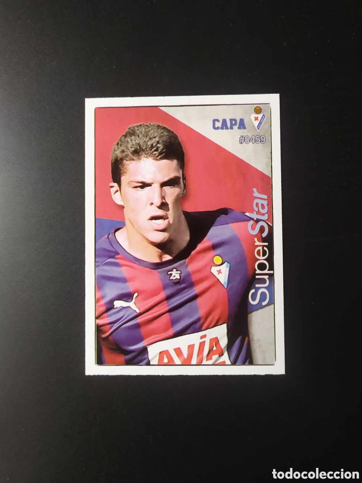 Cromos de f&uacute;tbol: Mundicromo fichas Liga 2015 2016 15 16 Capa superstar n&deg; 459 Eibar