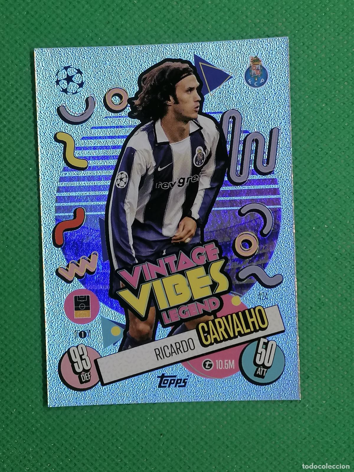 Cromos de f&uacute;tbol: 424 RICARDO CARVALHO OPORTO VINTAGE VIBES LEGEND ⚽ TOPPS MATCH ATTAX 2024 2025 24 25 ⚽