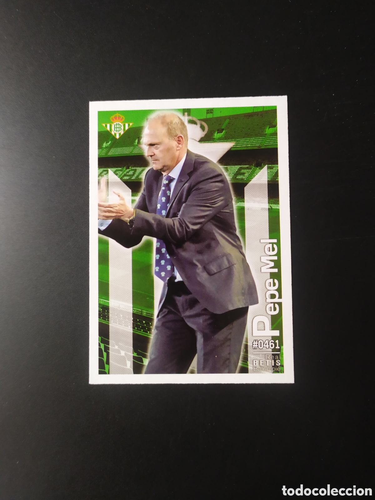 Football Stickers: Mundicromo fichas Liga 2015 2016 15 16 Pepe Mel n&deg; 461 Real Betis