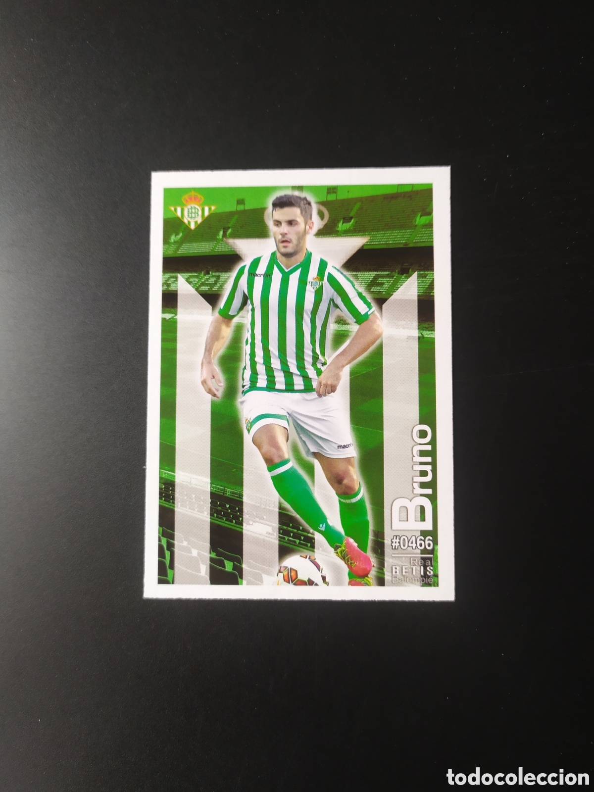 Football Stickers: Mundicromo fichas Liga 2015 2016 15 16 Bruno n&deg; 466 Real Betis