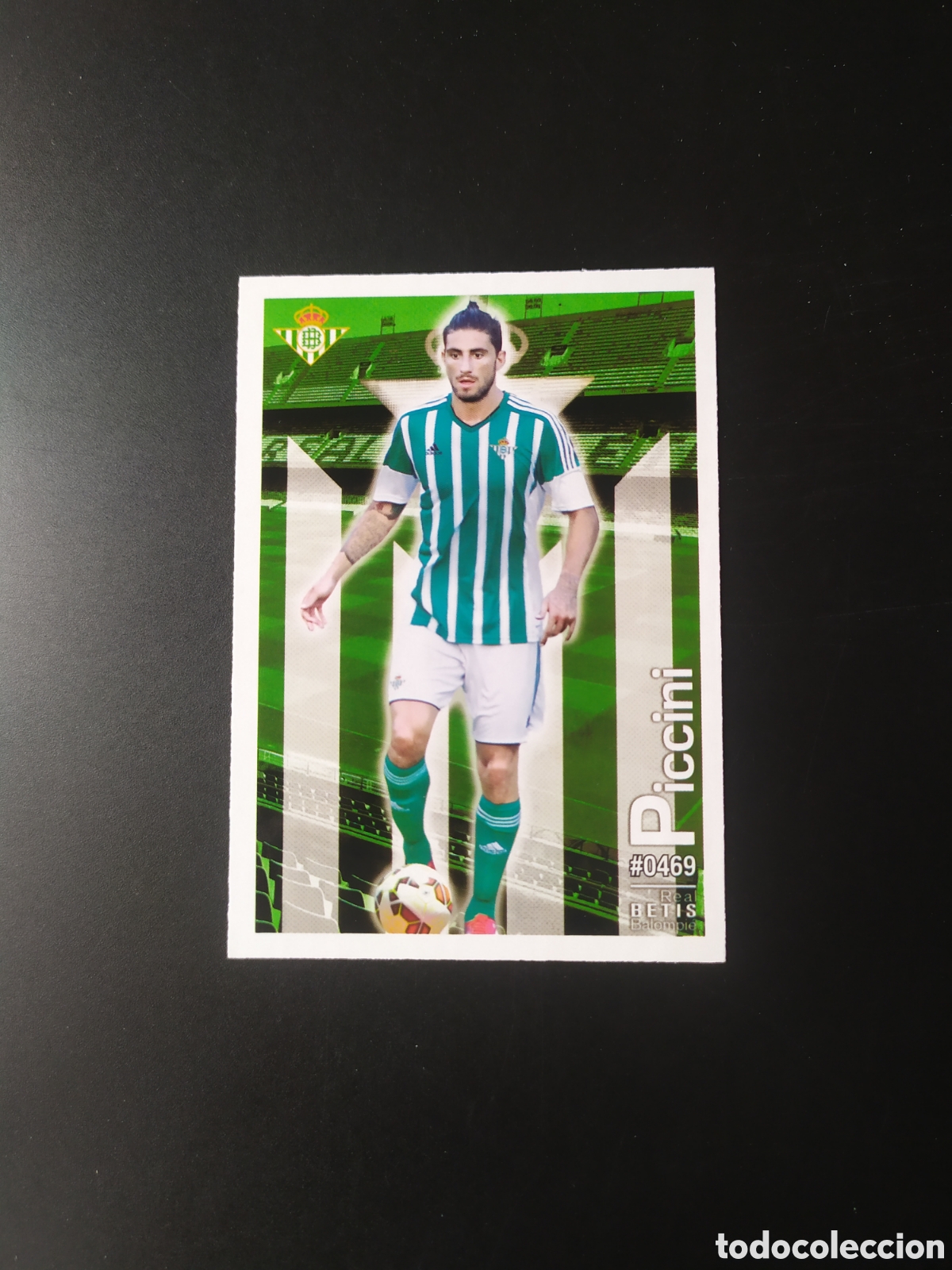 Cromos de Futebol: Mundicromo fichas Liga 2015 2016 15 16 Piccini n&deg; 469 Real Betis