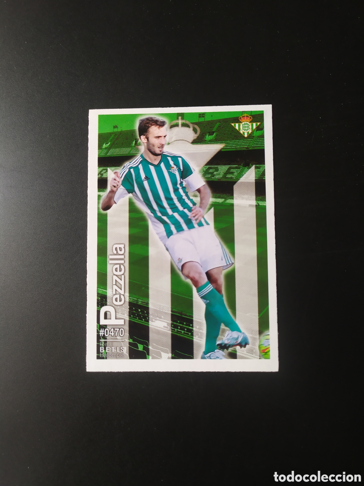 Cartes &agrave; collectionner de Football: Mundicromo fichas Liga 2015 2016 15 16 Pezzella n&deg; 470 Real Betis