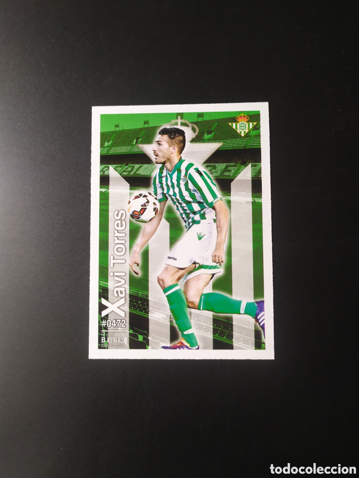 Football Stickers: Mundicromo fichas Liga 2015 2016 15 16 Xavi Torres n&deg; 472 Real Betis
