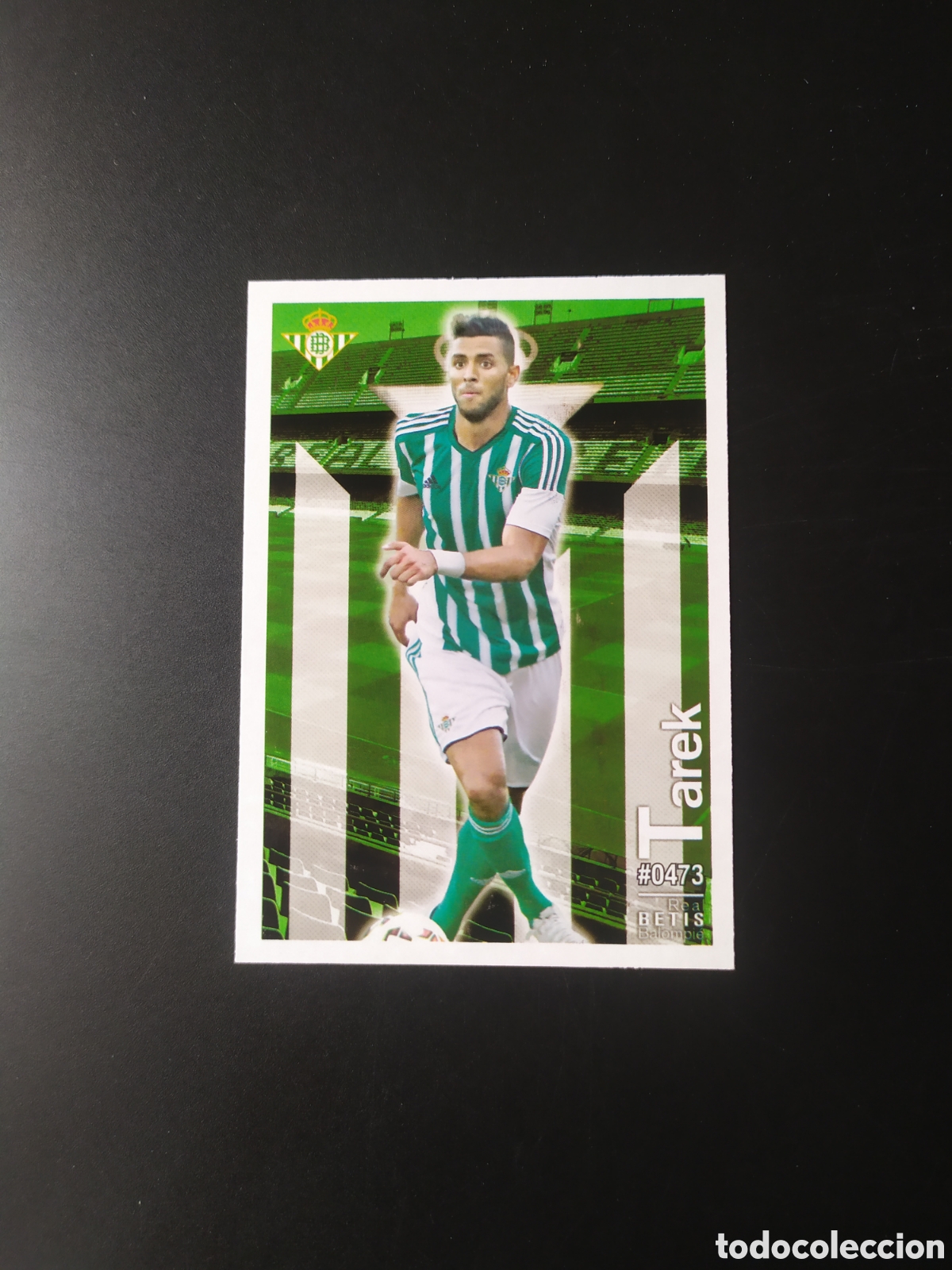 Football Stickers: Mundicromo fichas Liga 2015 2016 15 16 Tarek n&deg; 473 Real Betis
