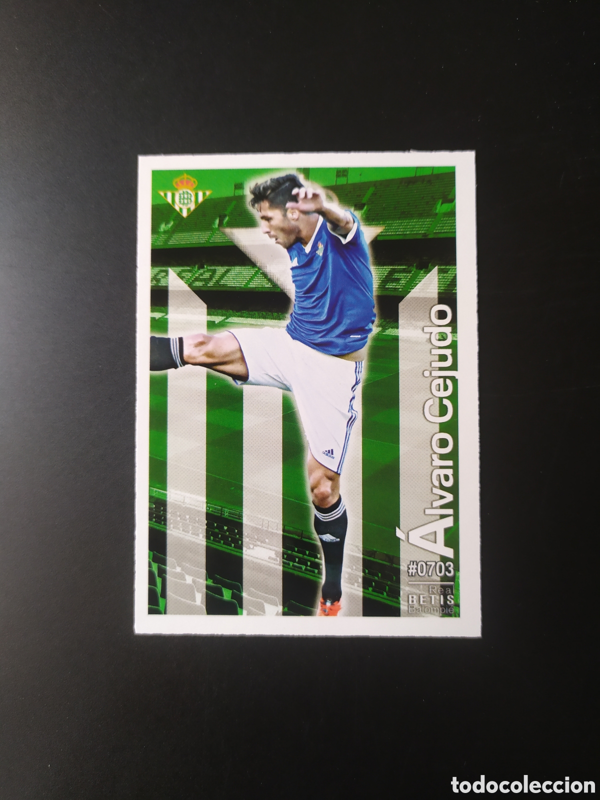 Football Stickers: Mundicromo fichas Liga 2015 2016 15 16 Alvaro Cejudo n&deg; 703 Real Betis