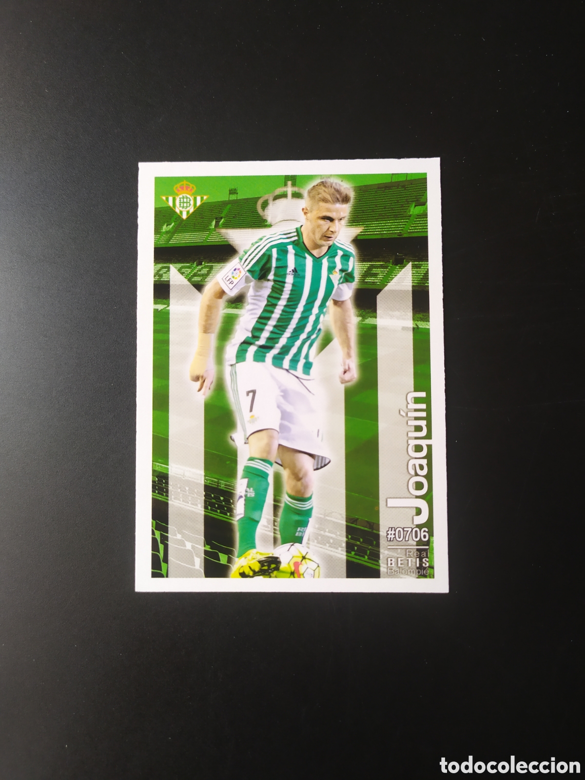 Cromos de Futebol: Mundicromo fichas Liga 2015 2016 15 16 Joaquin n&deg; 706 Real Betis