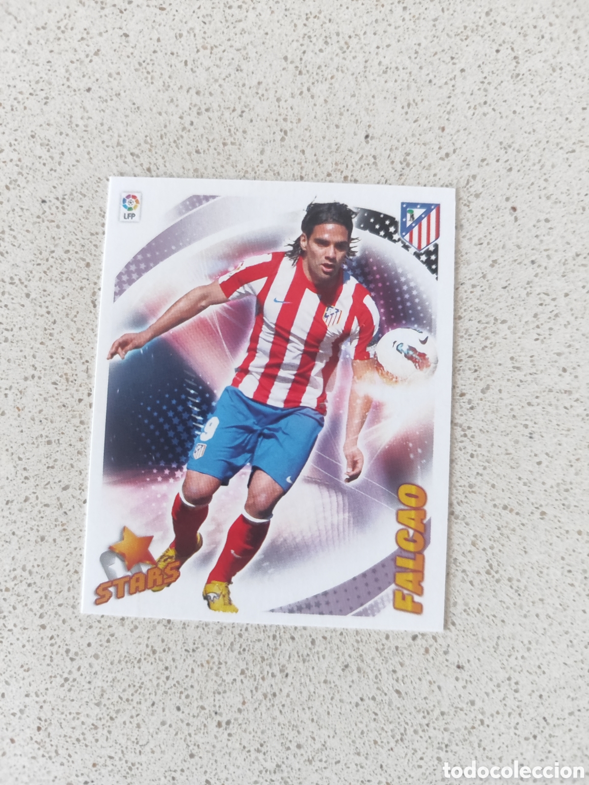 Cromos de Futebol: CROMO SERIE STARS RADAMEL FALCAO ATL&Eacute;TICO DE MADRID LIGA ESTE 12/13