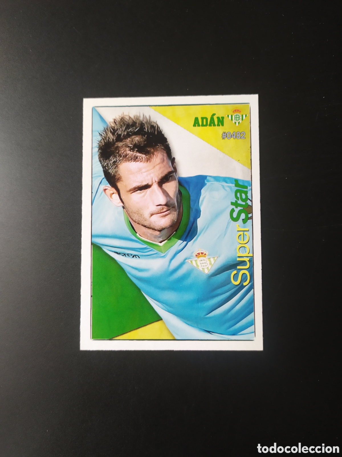 Cromos de Futebol: Mundicromo fichas Liga 2015 2016 15 16 Ad&aacute;n superstar n&deg; 482 Real Betis