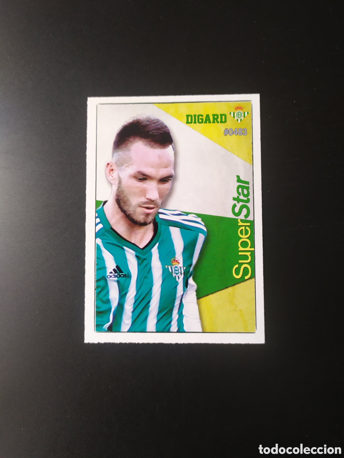 Cromos de f&uacute;tbol: Mundicromo fichas Liga 2015 2016 15 16 Digard superstar n&deg; 483 Real Betis