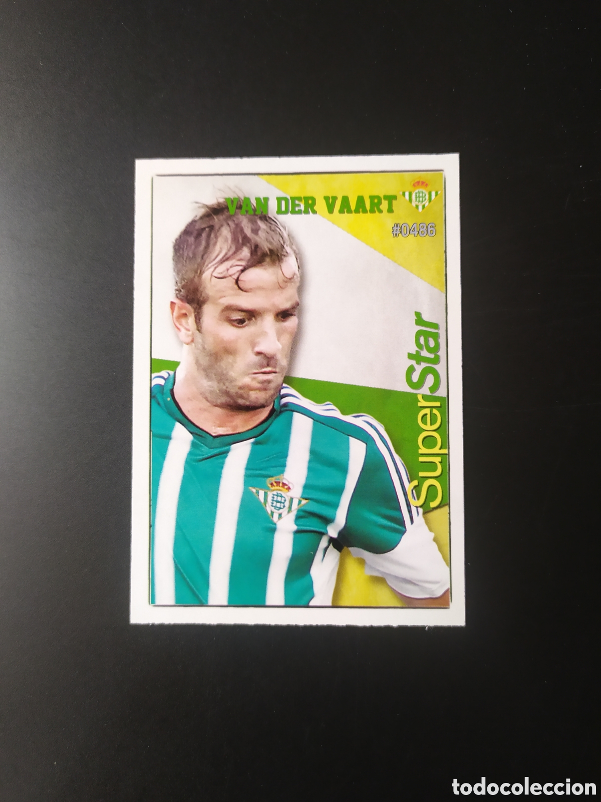 Cromos de Futebol: Mundicromo fichas Liga 2015 2016 15 16 Van Der Vaart superstar n&deg; 486 Real Betis