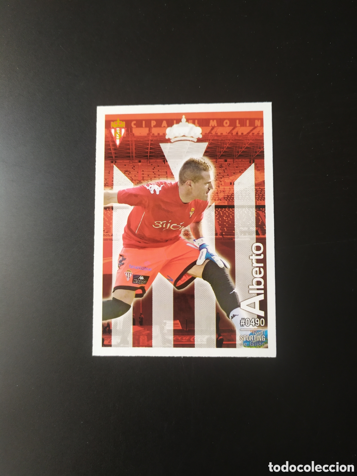 Cartes &agrave; collectionner de Football: Mundicromo fichas Liga 2015 2016 15 16 Alberto n&deg; 490 Sporting Gij&oacute;n