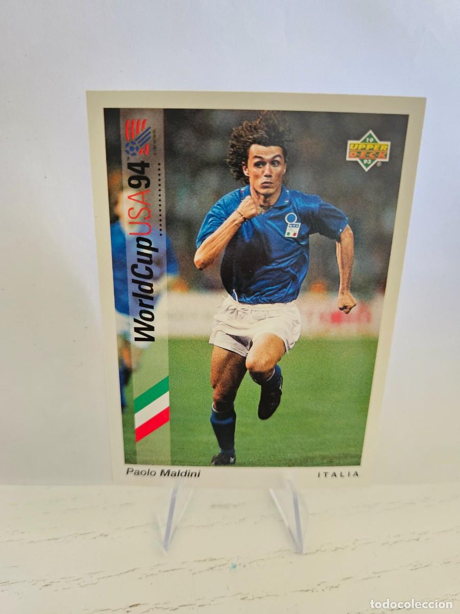 Cromos de Futebol: 1994 94 CROMO EN BUEN ESTADO UPPER DECK WORLD CUP USA 94 ITALIA PAOLO MALDINI N 74