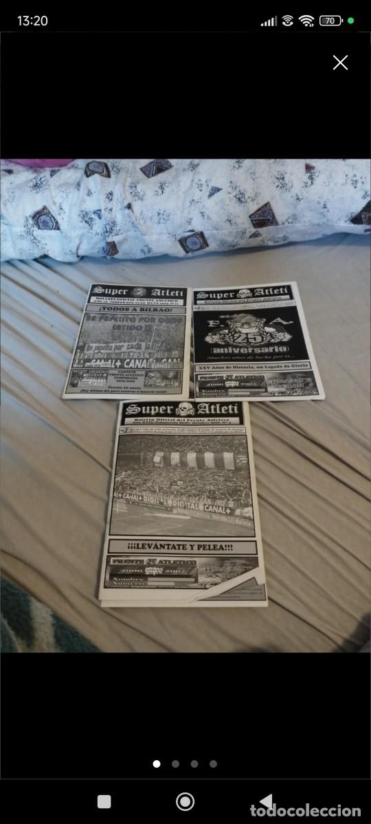 Cromos de f&uacute;tbol: Fancines frente atletico - Foto 1