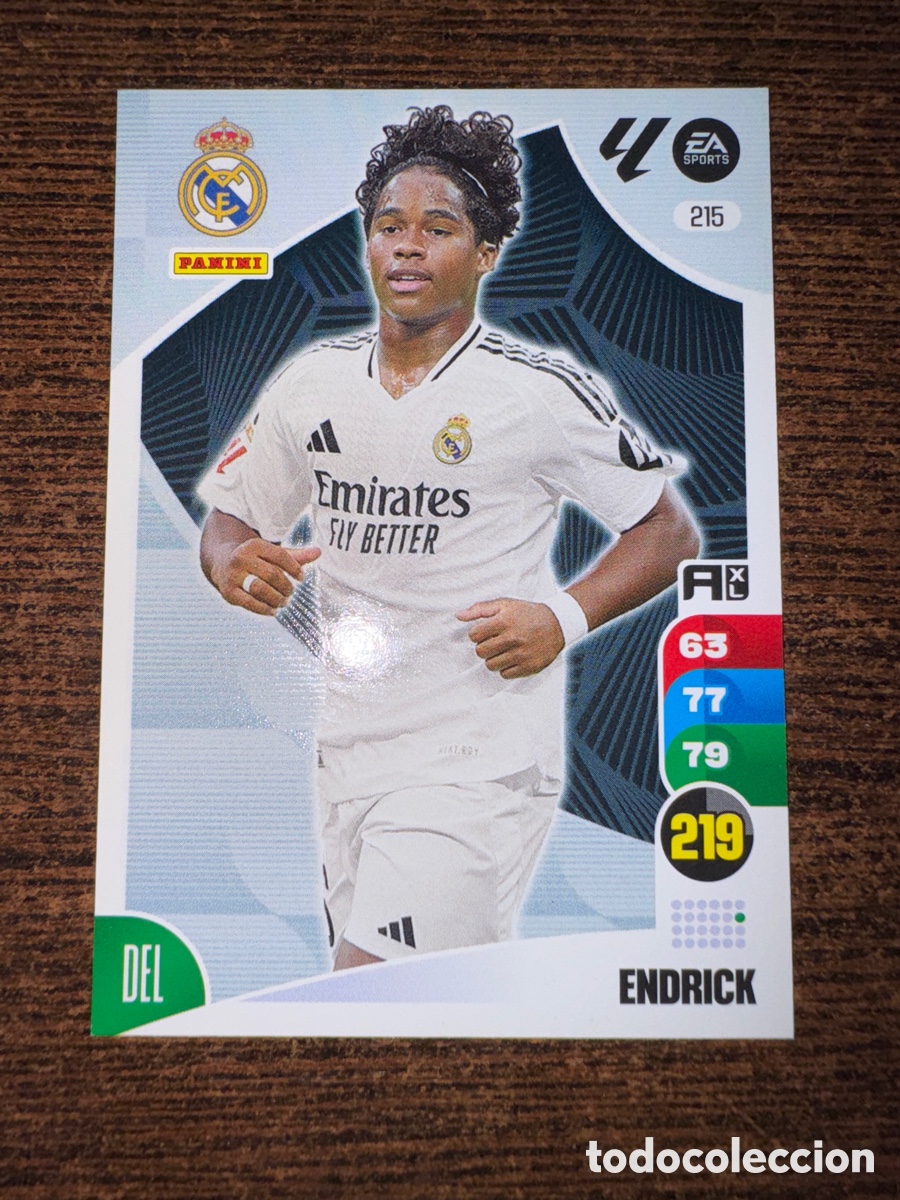 Cromos de f&uacute;tbol: # 215 Endrick Real Madrid Adrenalyn XL 24 25 2024 2025