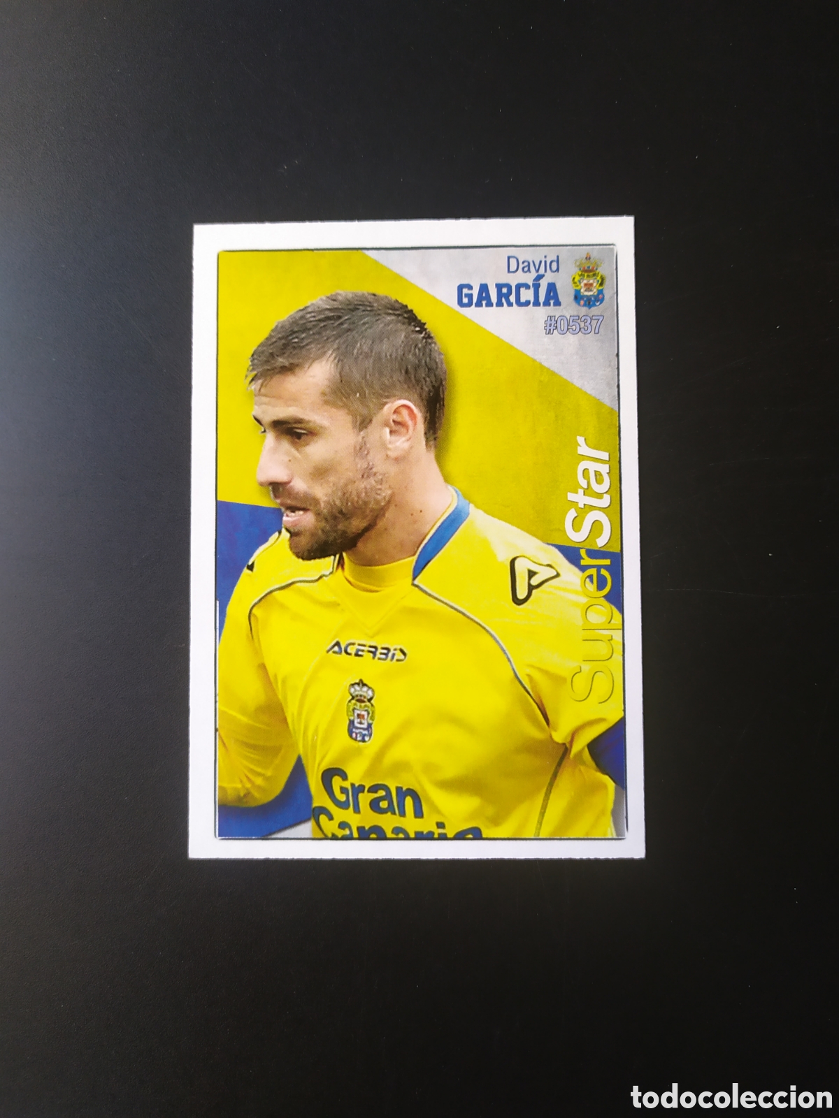 Football Stickers: Mundicromo fichas Liga 2015 2016 15 16 David Garc&iacute;a superstar n&deg; 537 Las Palmas