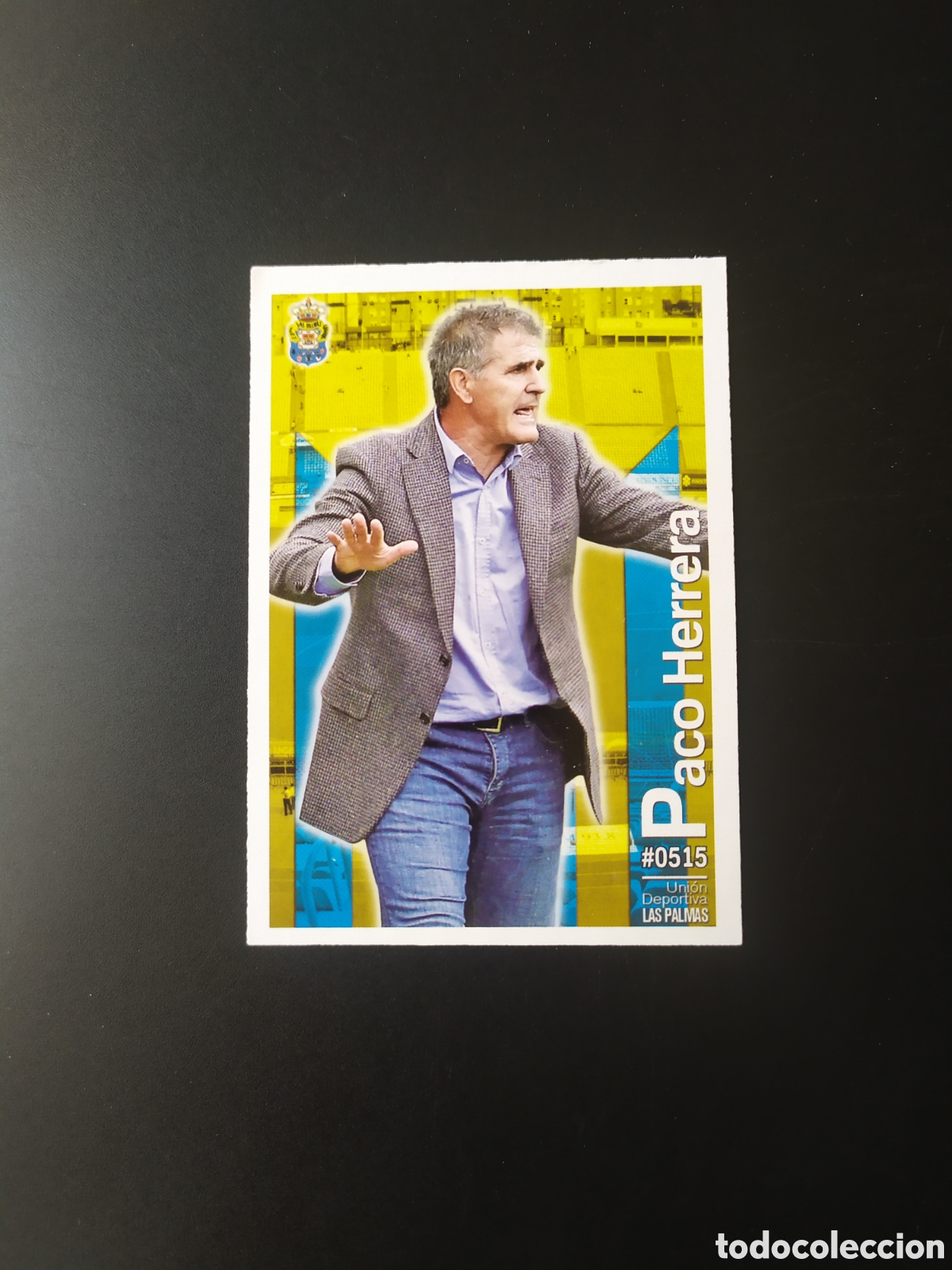 Cromos de f&uacute;tbol: Mundicromo fichas Liga 2015 2016 15 16 Paco Herrera n&deg; 515 Las Palmas