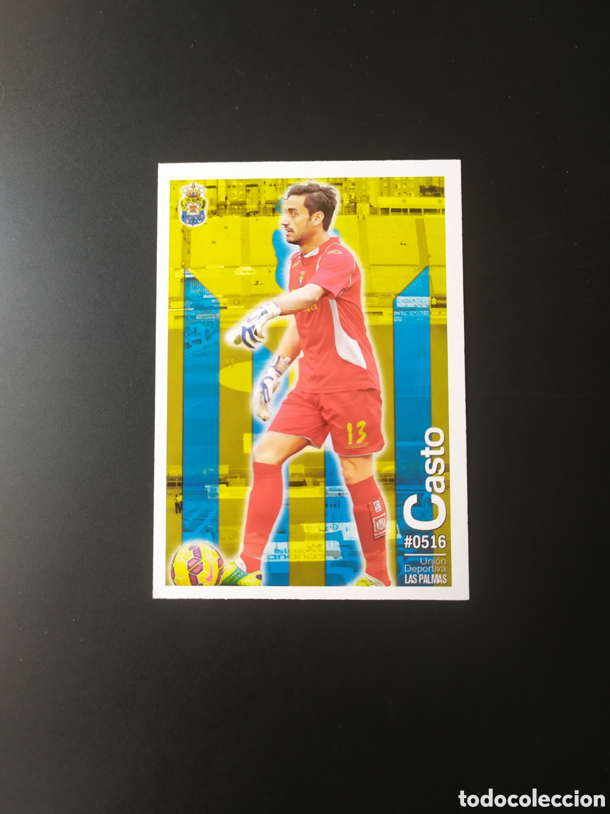 Cromos de Futebol: Mundicromo fichas Liga 2015 2016 15 16 Casto n&deg; 516 Las Palmas