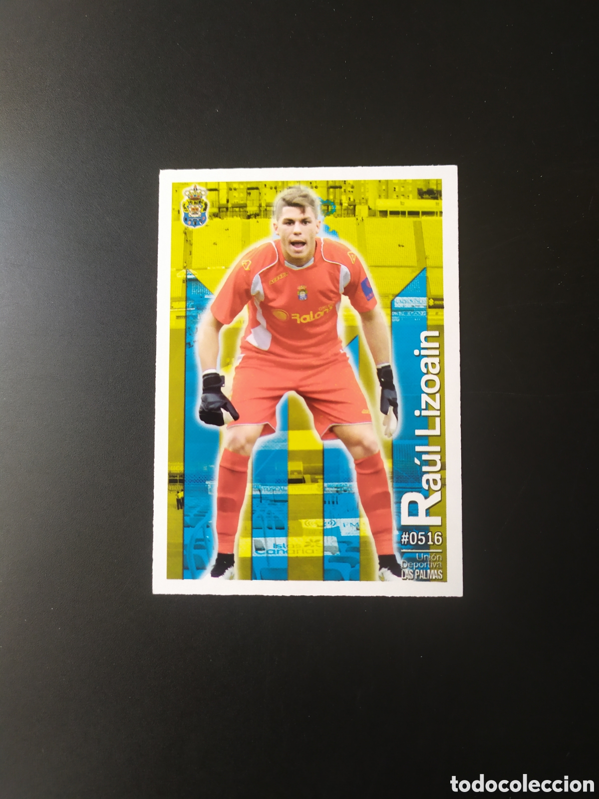 Figurine di Calcio: Mundicromo fichas Liga 2015 2016 15 16 Raul Lizoain n&deg; 516 Las Palmas