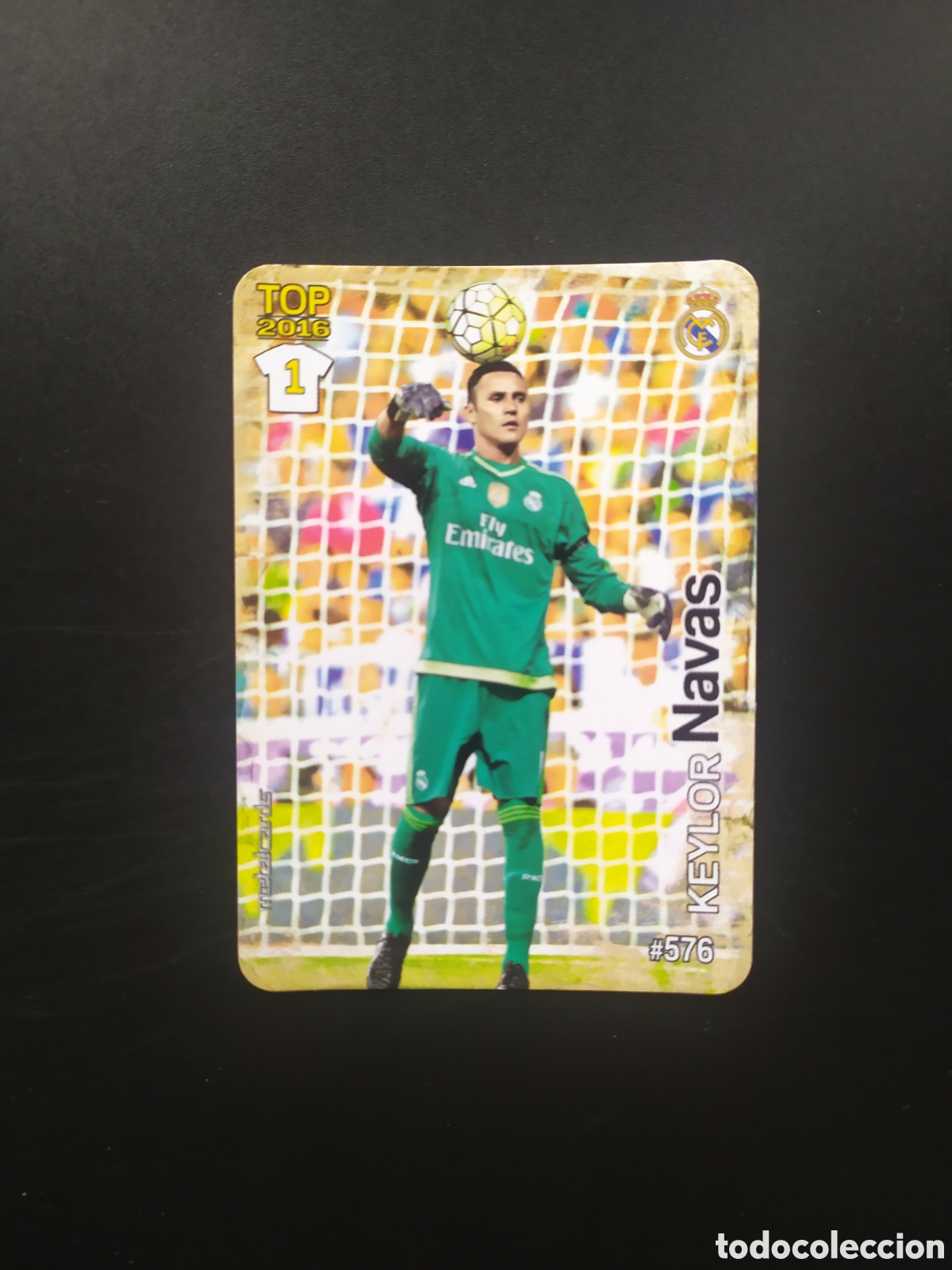 Cartes &agrave; collectionner de Football: Mundicromo fichas Liga 2015 2016 15 16 Keylor Navas mate n&deg; 576 Real Madrid