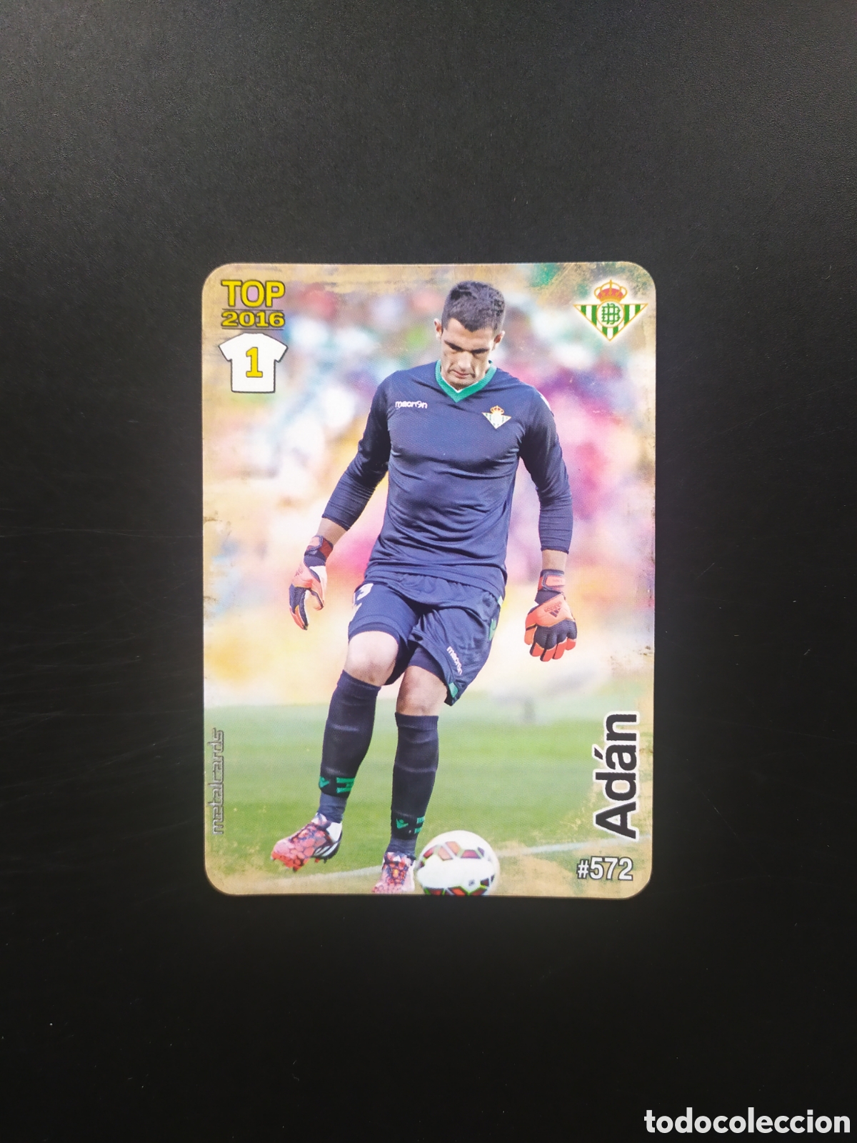 Cromos de Futebol: Mundicromo fichas Liga 2015 2016 15 16 Ad&aacute;n mate n&deg; 572 Real Betis